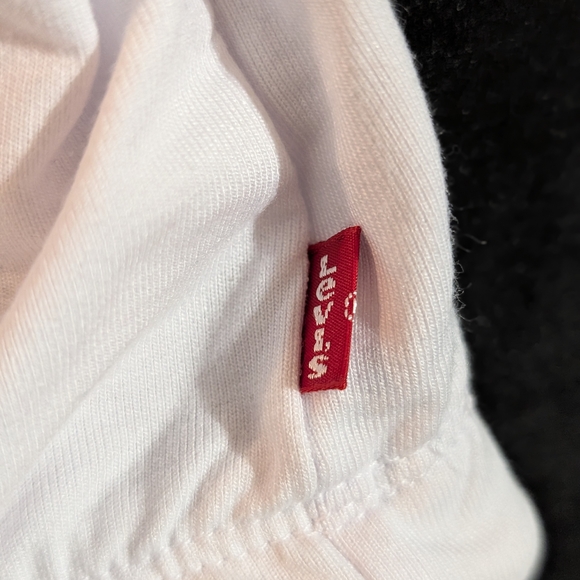 Levi's Girls Green White Logo Raglan  Long Sleeve T-Shirt Size M 10-12 - Picture 9 of 9